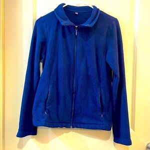 UNIQLO navy blue zip sweater